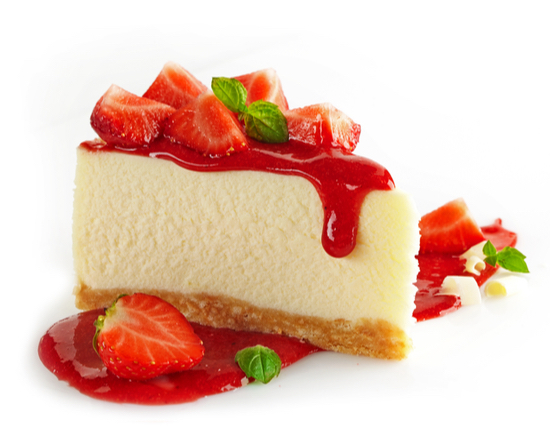 Order Strawberry Cheesecake food online from Bosscat Wings store, San Francisco on bringmethat.com