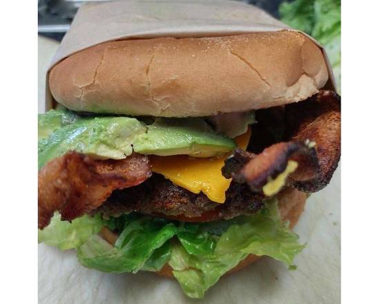 Order Bacon Cheese Burger food online from Melo Burger store, Inglewood on bringmethat.com