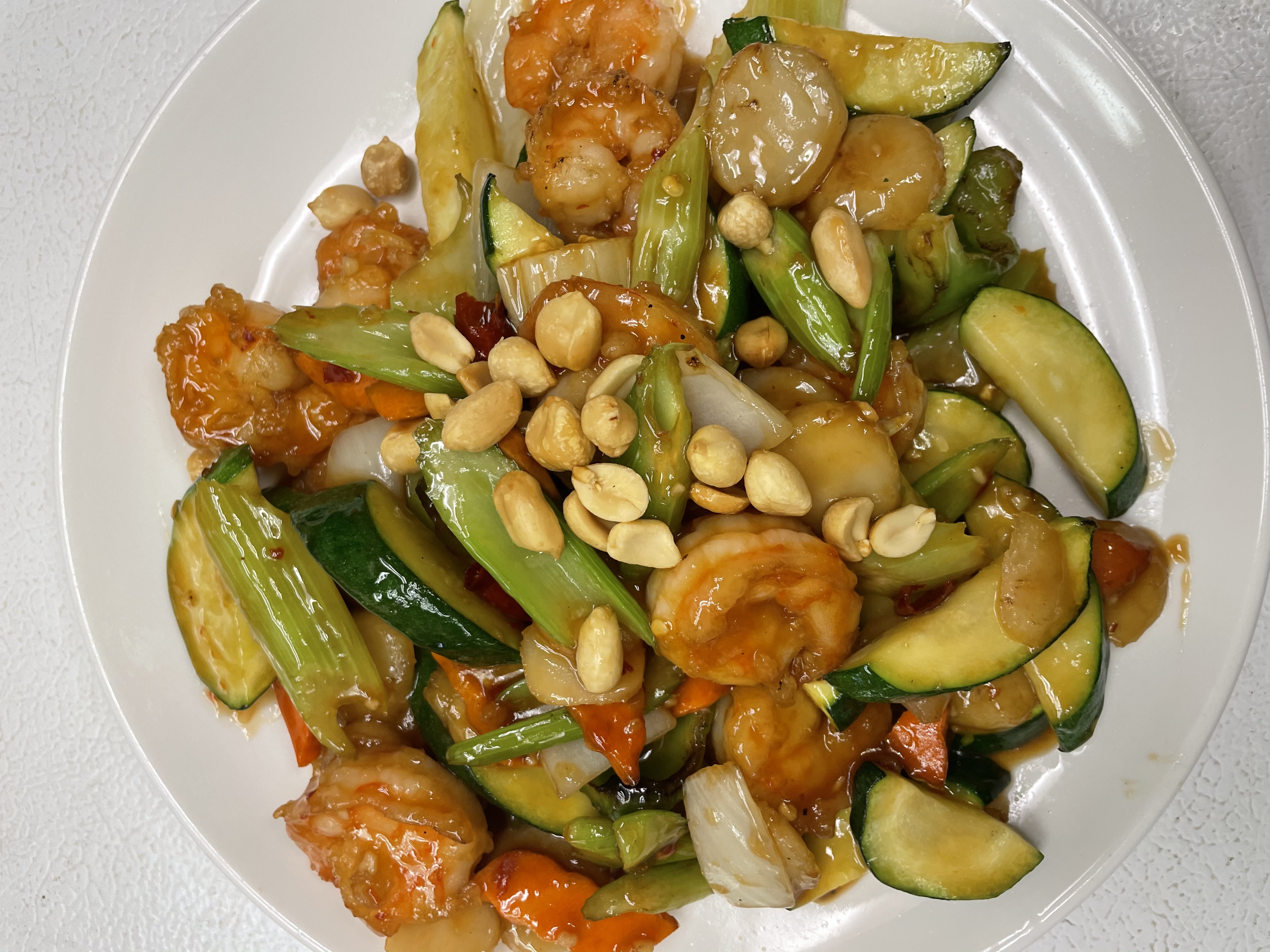 Order Kung Pao Prawn food online from Wa-Me Chinese Restaurant store, Orangevale on bringmethat.com