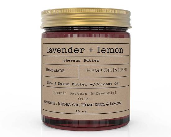Order Sheezus Skin Lavender and Lemon Body Butter (10 oz) food online from Trio Pharmacy store, Columbus on bringmethat.com