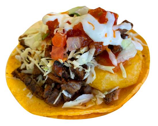 Order Mar y Tierra Taco food online from Baja Cali Fish & Tacos store, Alhambra on bringmethat.com