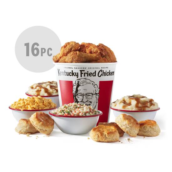 Order 16 pc. Family Bucket Meal food online from Kfc store, Newton on bringmethat.com