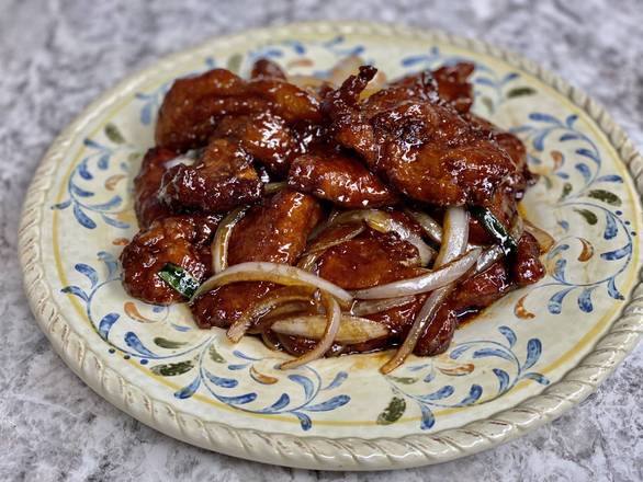 Order CN24. Chinese Pork Chops 中式肉排 food online from Uncle Chen's Chinese Restaurant store, State College on bringmethat.com