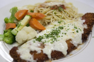 Order Chicken Parmigiana food online from North beach pizza catering store, Berkeley on bringmethat.com
