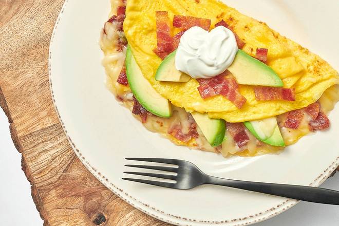 Order Bacado Omelet food online from First Watch store, Houston on bringmethat.com