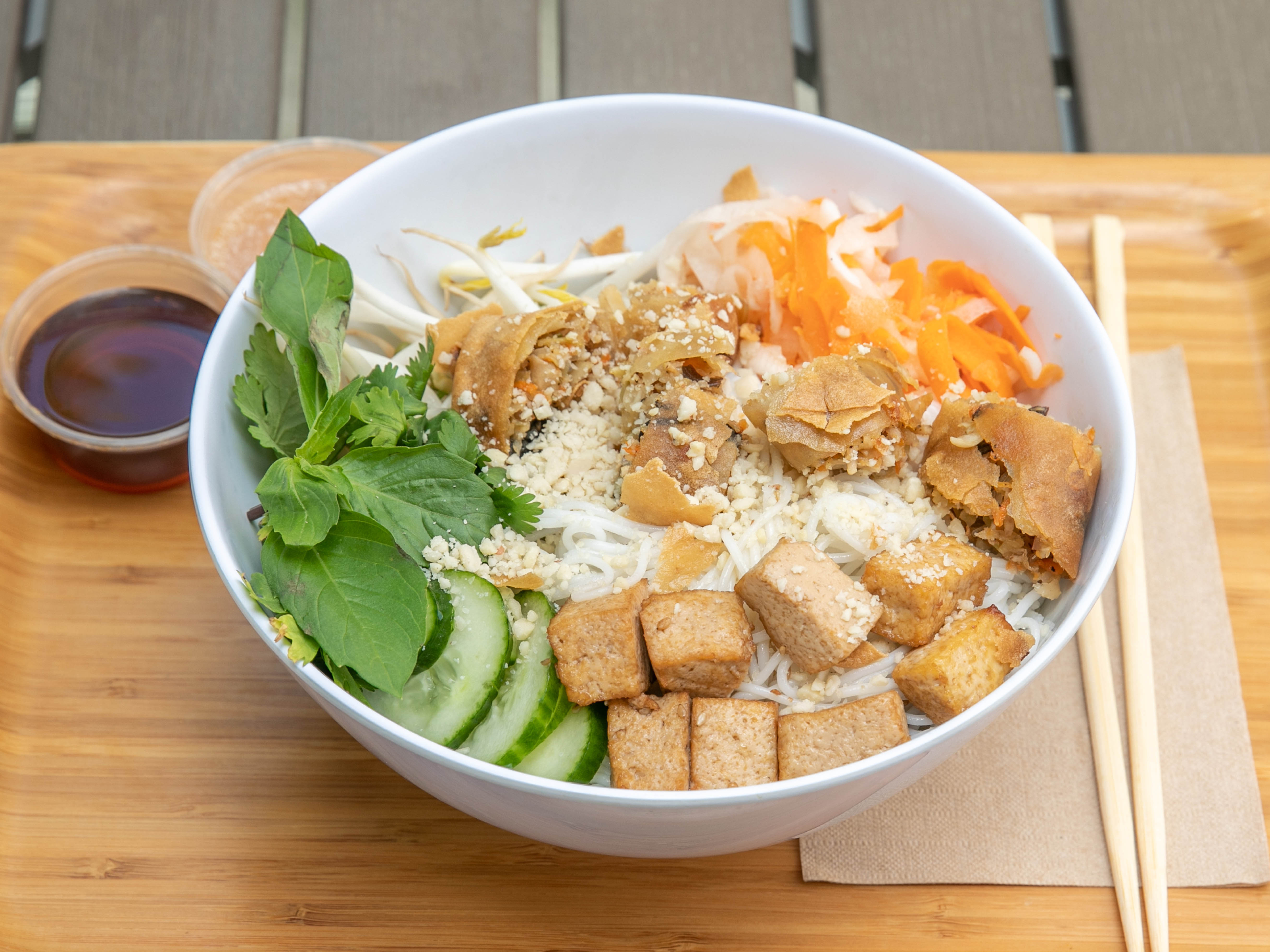 Order Bun - Noodle Salad Bowl food online from 6-1-Pho store, Columbus on bringmethat.com