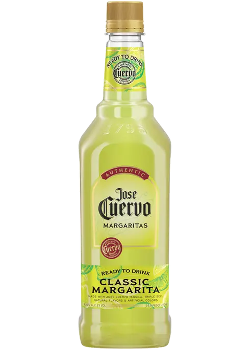 Order Jose Cuervo Authentic Lime Margarita 750 ml. food online from Mirage Wine & Liquor store, Palm Springs on bringmethat.com