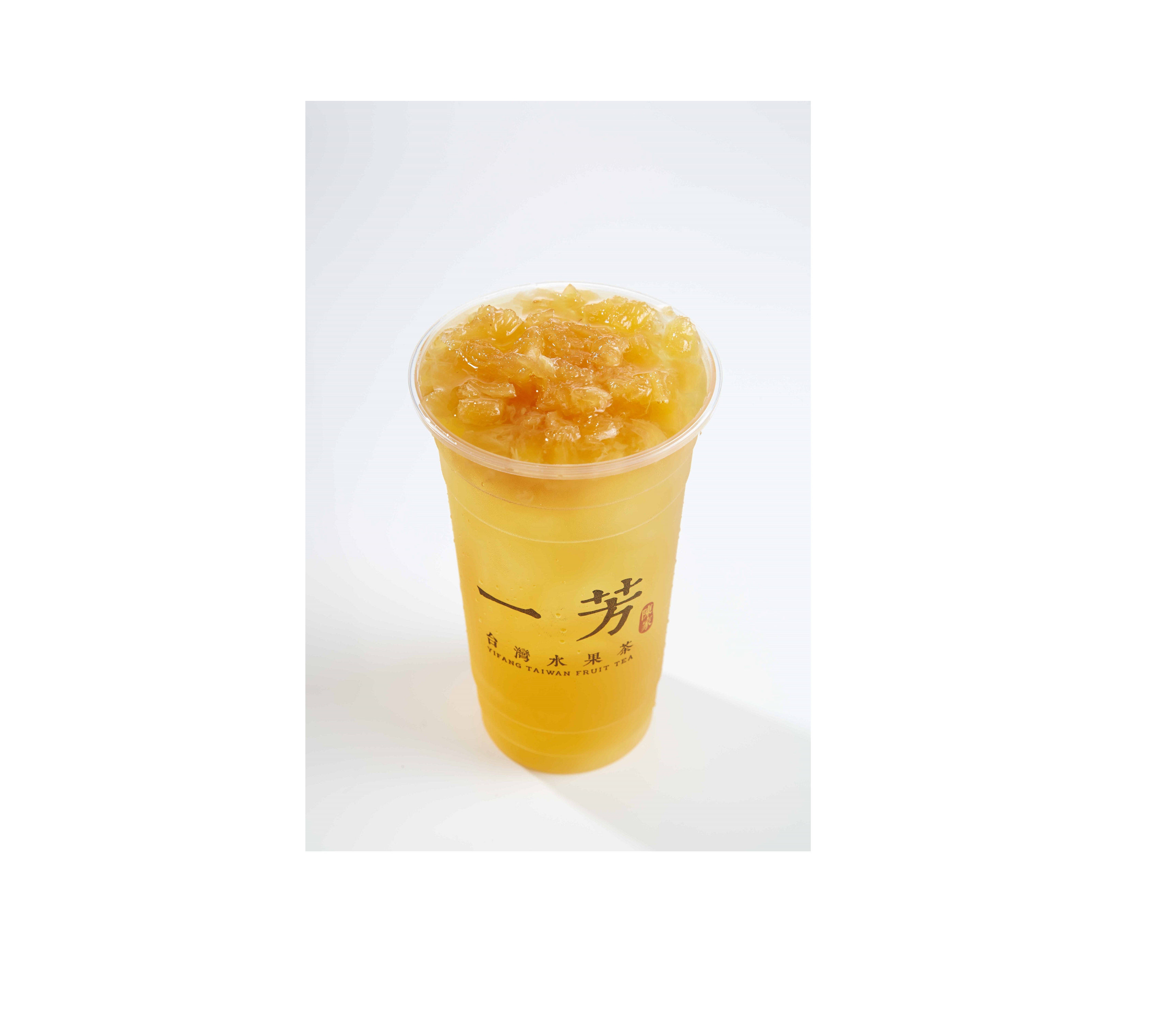 Order Pineapple Green Tea / 金鑽鳳梨綠 food online from Yifang Taiwan Fruit Tea store, San Francisco on bringmethat.com