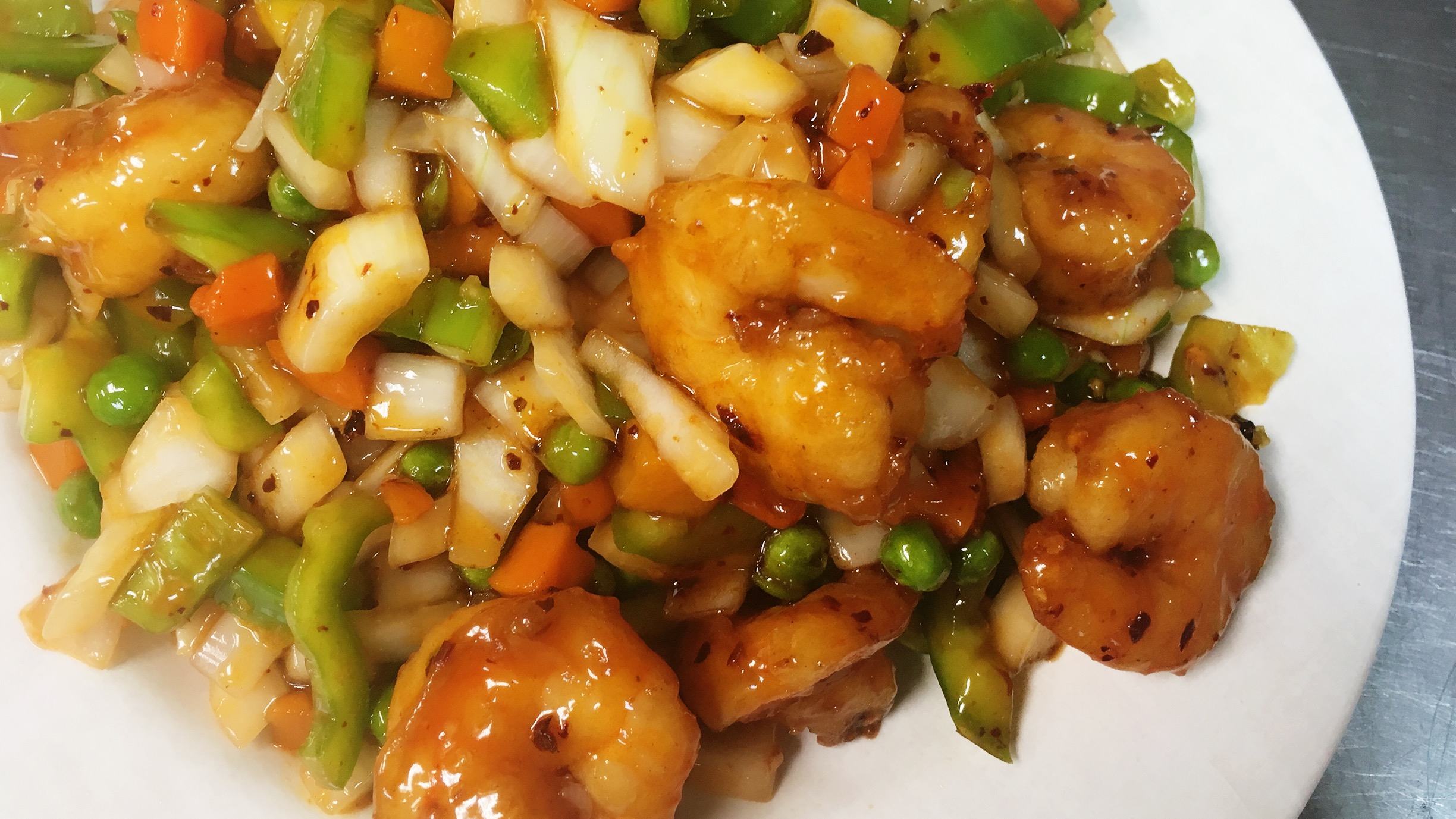Order Hot and Spicy Shrimp food online from Little Basil store, Bryn Mawr on bringmethat.com