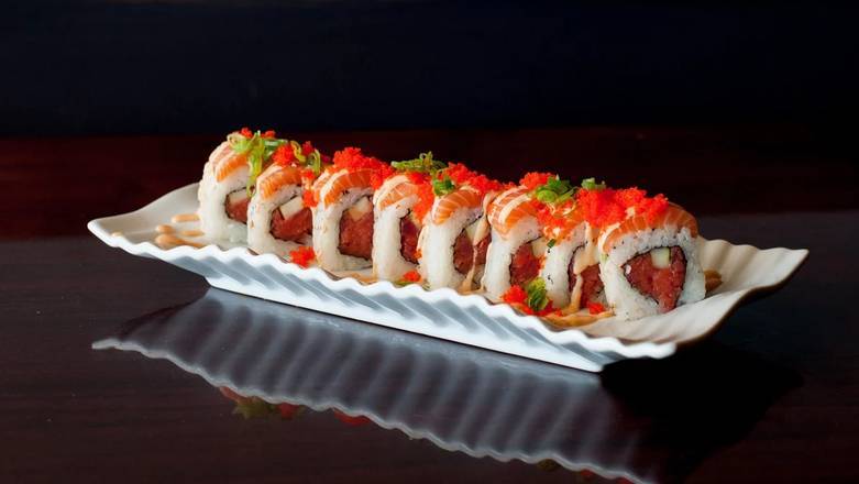 Order Pink Dragon Roll food online from Sushi 101 store, Goose Creek on bringmethat.com