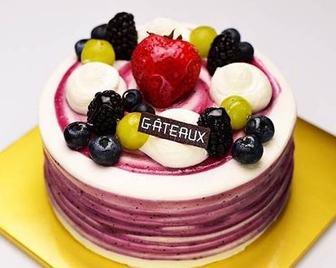 Order Blueberry 6" food online from Gateaux Bakery store, Closter on bringmethat.com