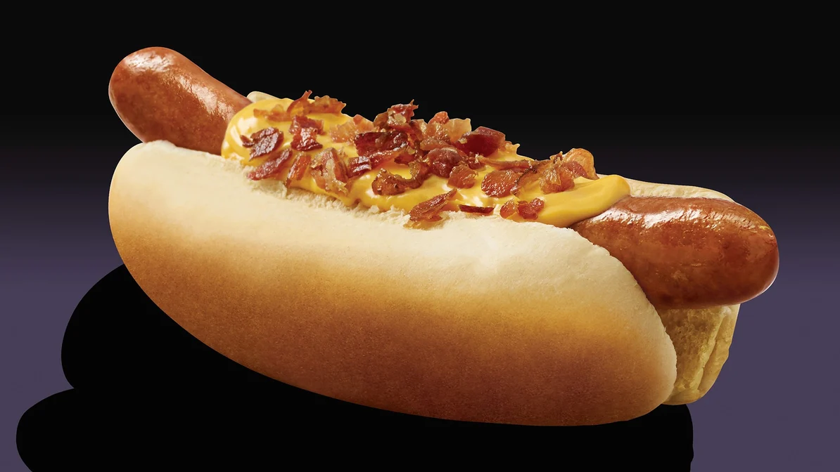Order Bacon Cheese Dog Regular Combo food online from Nathan Famous store, South Bound Brook on bringmethat.com