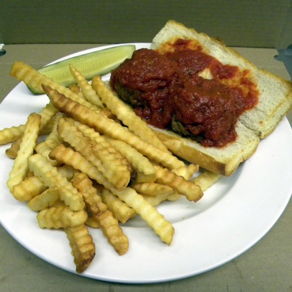 Order Italian Meatball Sandwich food online from Fatty Magoos Bar & Eatery store, Bolingbrook on bringmethat.com