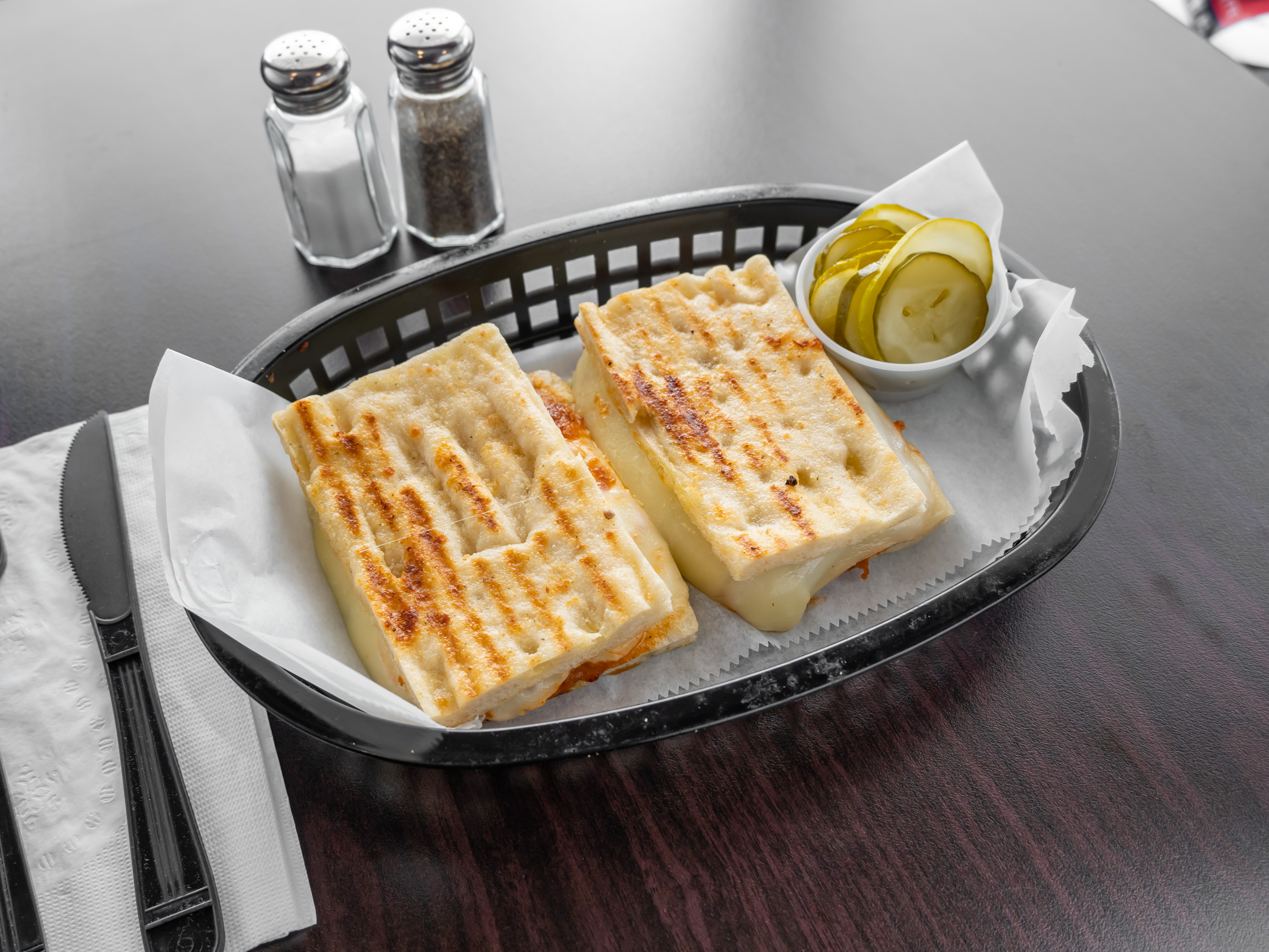 Order Hot and Spicy Grilled Cheese Panini Lunch food online from Falls Deli store, Philadelphia on bringmethat.com