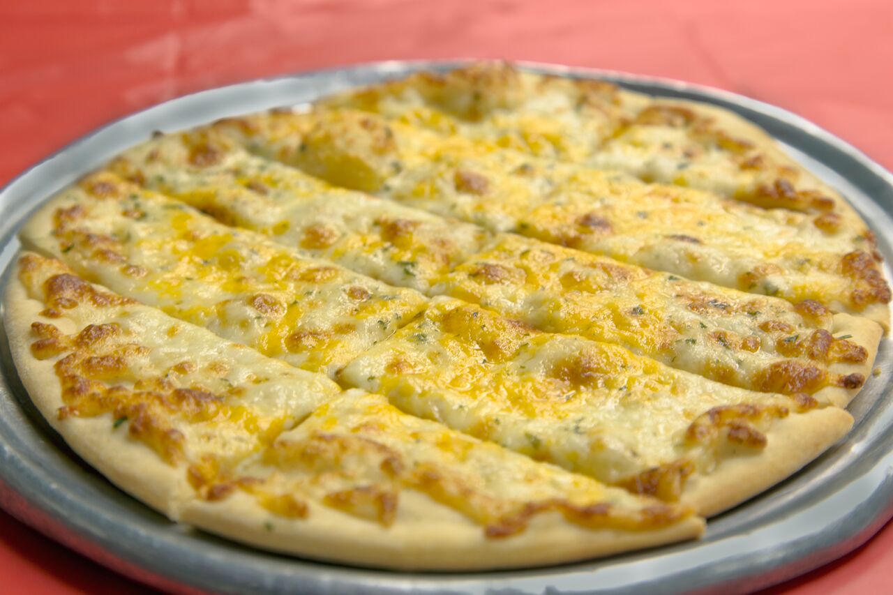 Order Beggars Cheesy Flatbread food online from Beggars Pizza store, Orland Park on bringmethat.com