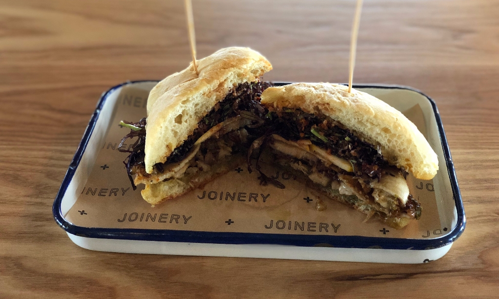 Order Porchetta Sandwich food online from Joinery store, Sausalito on bringmethat.com