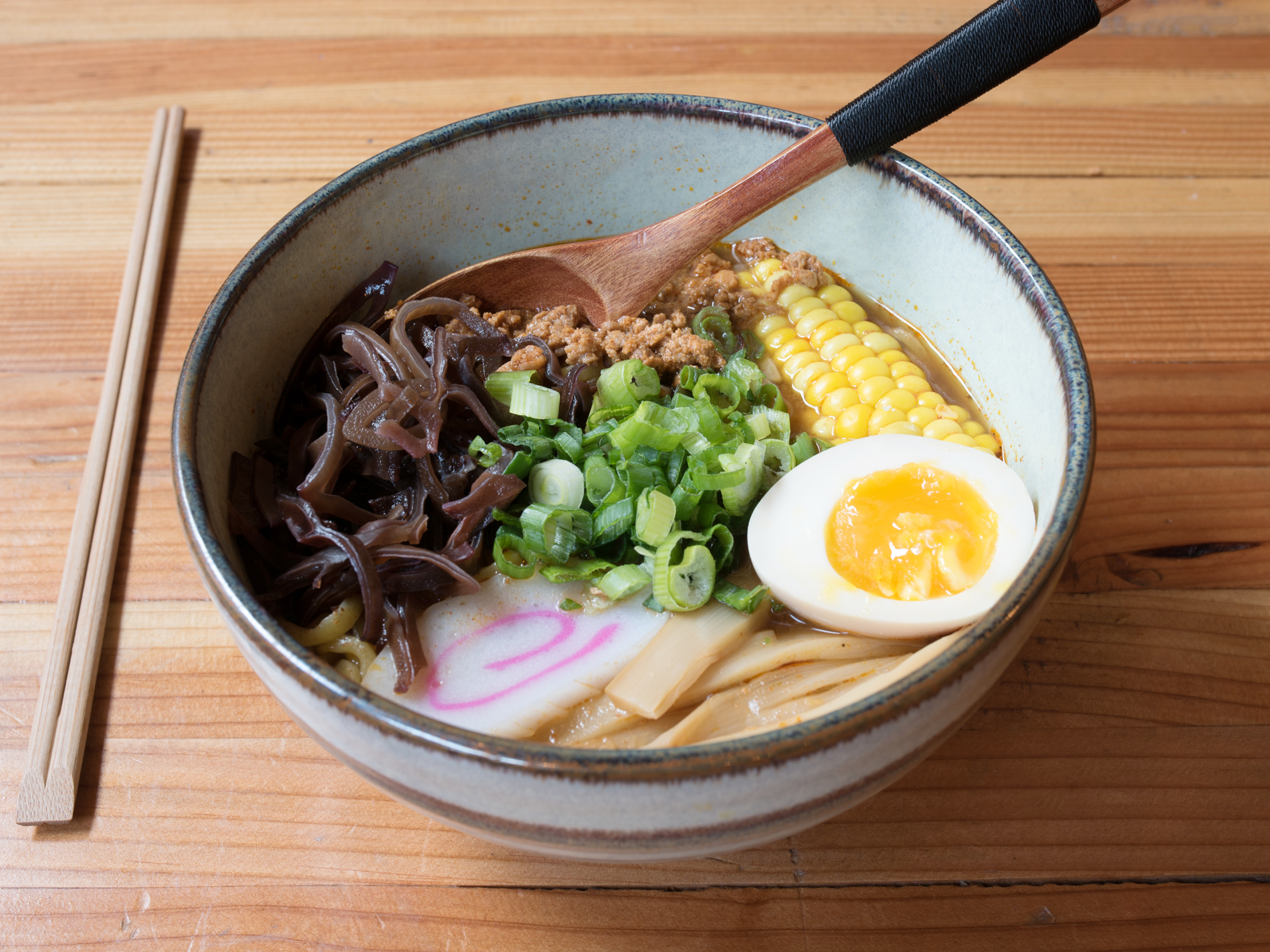 Order Spicy Miso Noodle food online from Dashi Noodle House store, Ridgewood on bringmethat.com