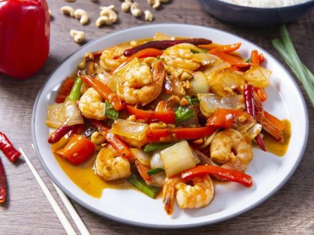 Order S4. Kung Pao Shrimp food online from Macky Kitchen store, Richmond on bringmethat.com