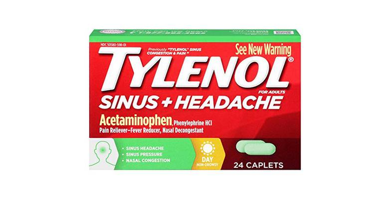 Order Tylenol Sinus Congestion And Pain Caplets Daytime 24- Count food online from Route 7 Food Mart store, Norwalk on bringmethat.com