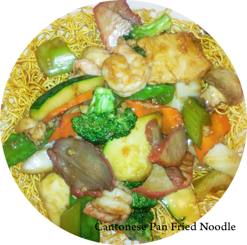 Order Cantonese Pan Fried Noodle food online from Dao Kitchen #2 Asian Bistro store, Phoenix on bringmethat.com