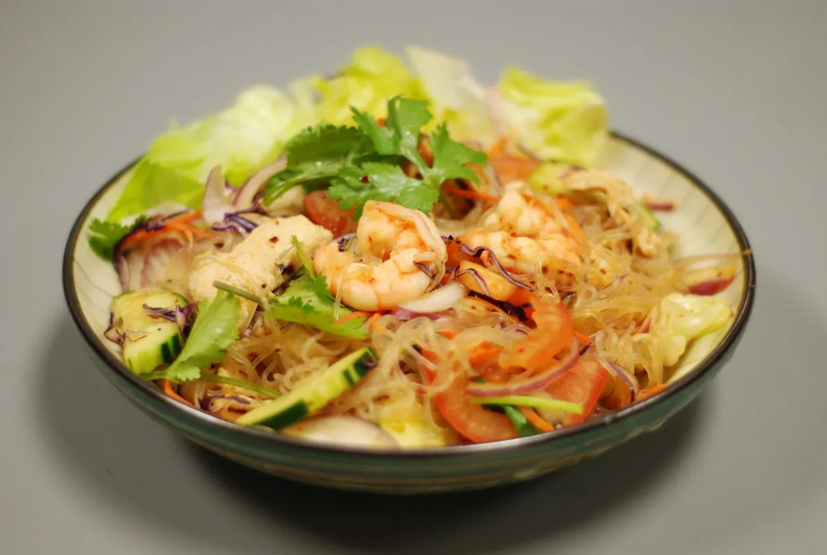 Order Yum Woon Sean Salad food online from Thaitaste Restaurant store, Los Angeles on bringmethat.com