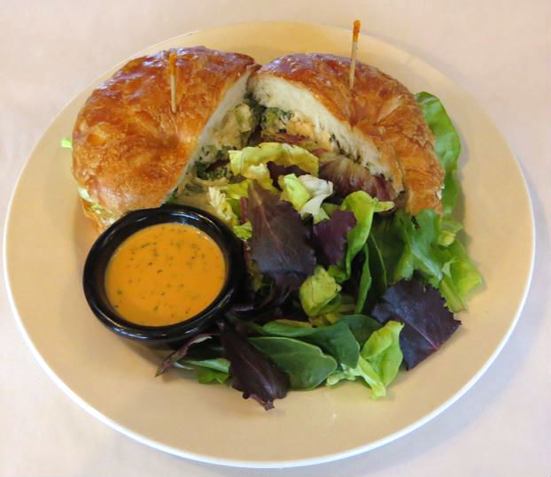Order Chicken Salad Croissant food online from Champagne Bakery store, San Diego on bringmethat.com