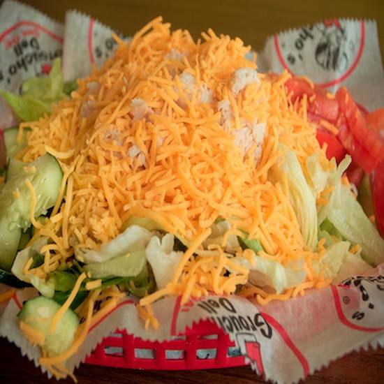 Order *Turkey & Cheese Salad food online from Groucho's Deli store, Columbia on bringmethat.com