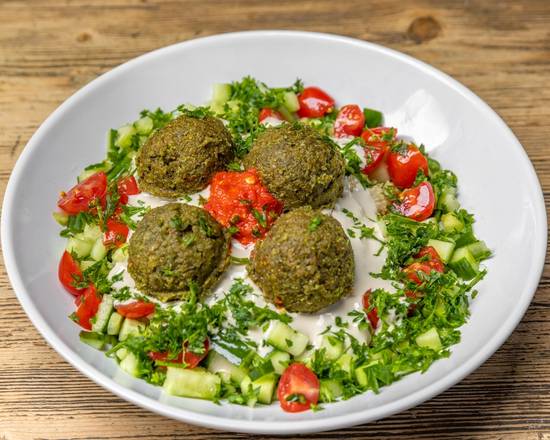 Order Raw Falafel Hot Bowl food online from Very Juice store, New York on bringmethat.com
