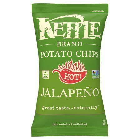 Order Kettle Brand Jalapeno 5oz Potato Chips food online from Bara's Deli store, San Leandro on bringmethat.com