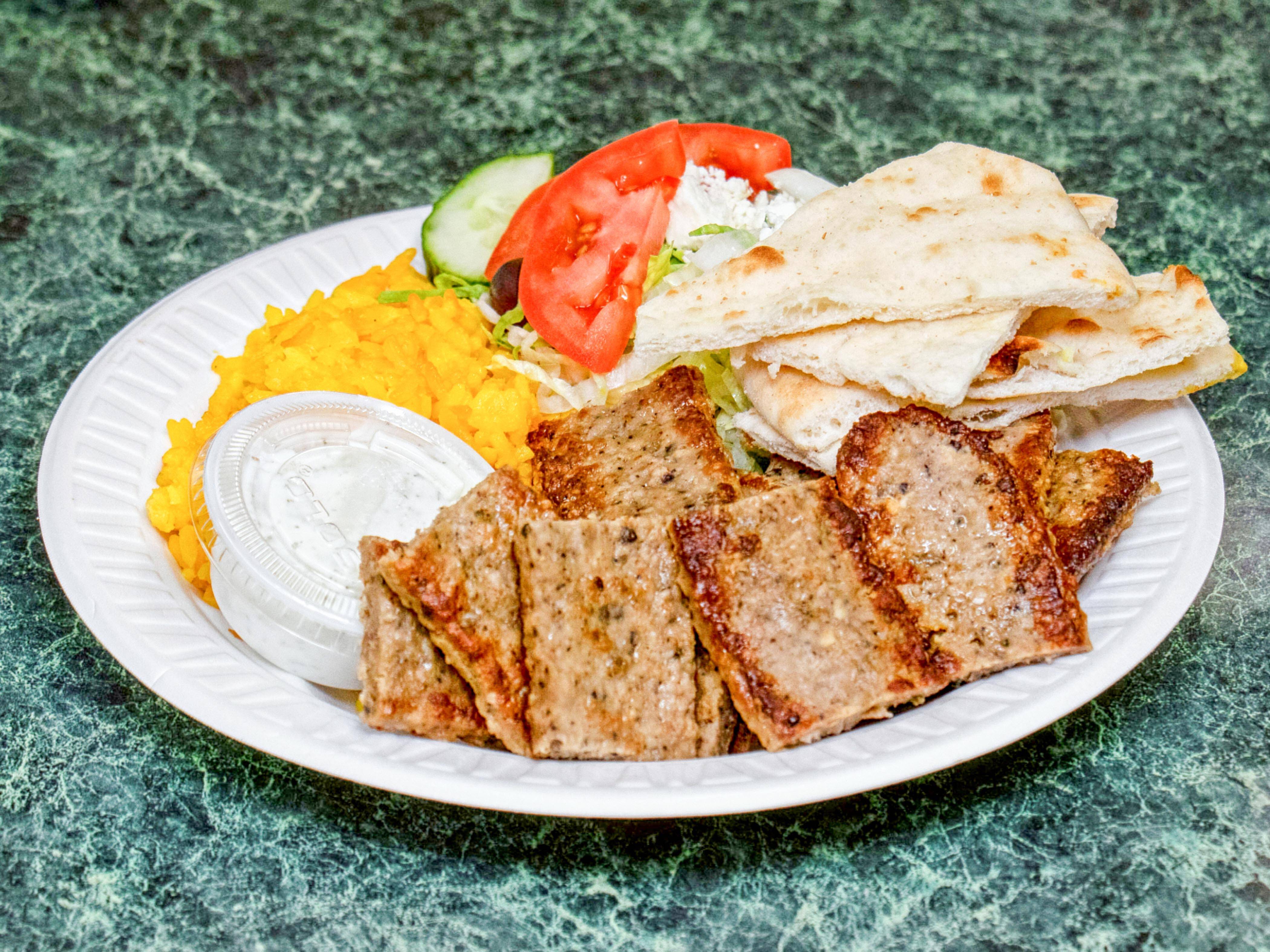 Order Gyro Platter food online from Old Town Deli store, Alexandria on bringmethat.com