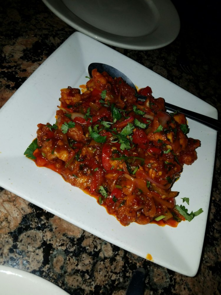 Order Chili Chicken food online from Cafe Bombay store, Atlanta on bringmethat.com