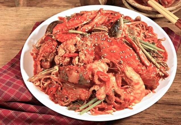 Order Assorted Seafood (2~3  Serving) 해물찜 food online from Tree Garden store, Houston on bringmethat.com