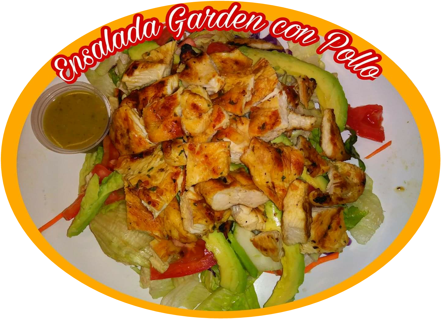 Order Ensalada Jardinera con Pollo food online from Natarica Grill Restaurant store, Norcross on bringmethat.com