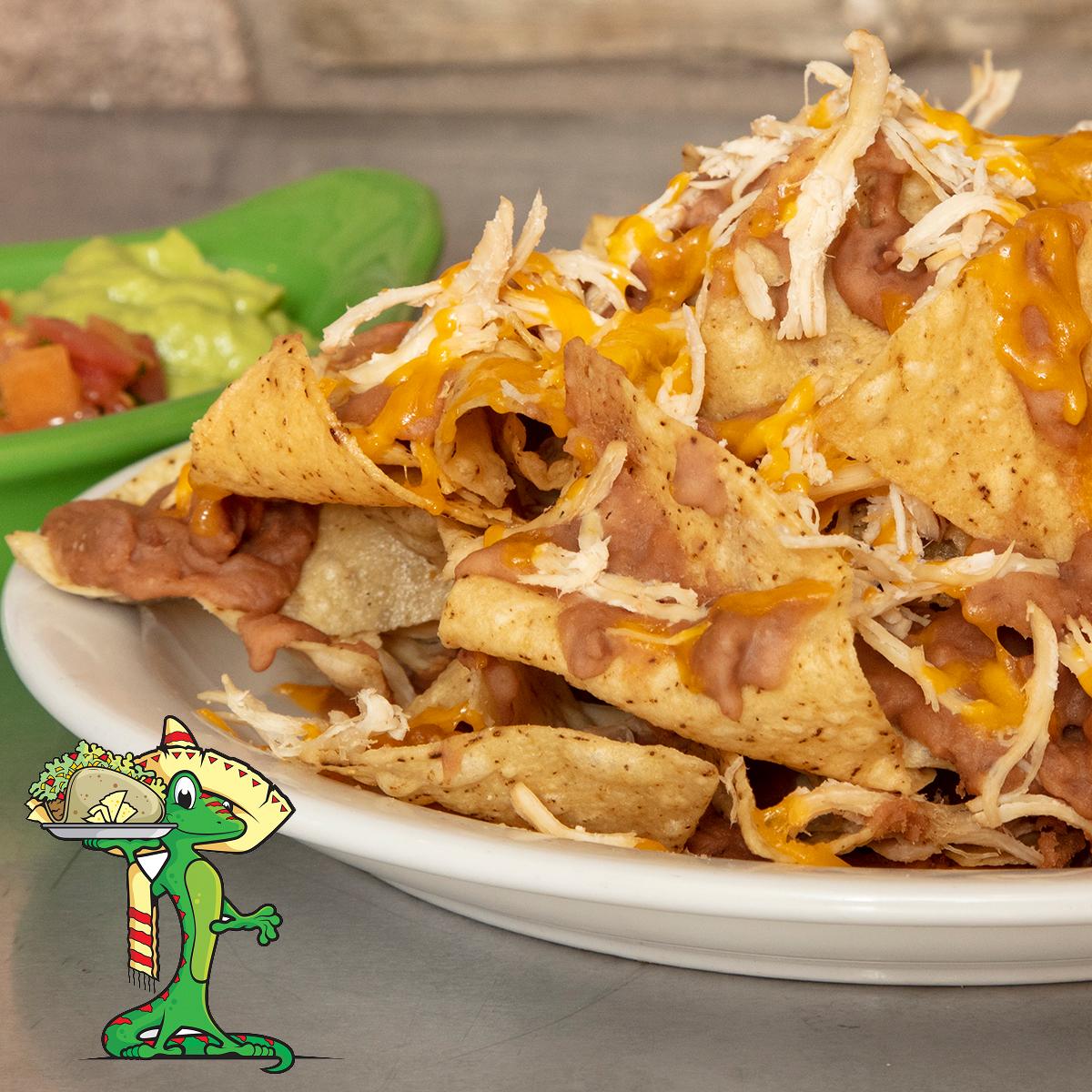 Order Nachos Supreme food online from Gecko Grill store, Gilbert on bringmethat.com