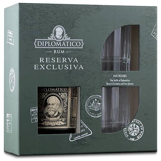 Order Diplomatico Exclusiva Gift (750 ML) 138515 food online from Bevmo! store, San Diego on bringmethat.com