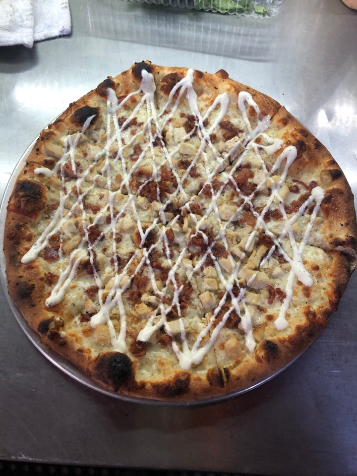 Order 12" Chicken Bacon Ranch food online from The Hub Pizza Bar store, Ansonia on bringmethat.com