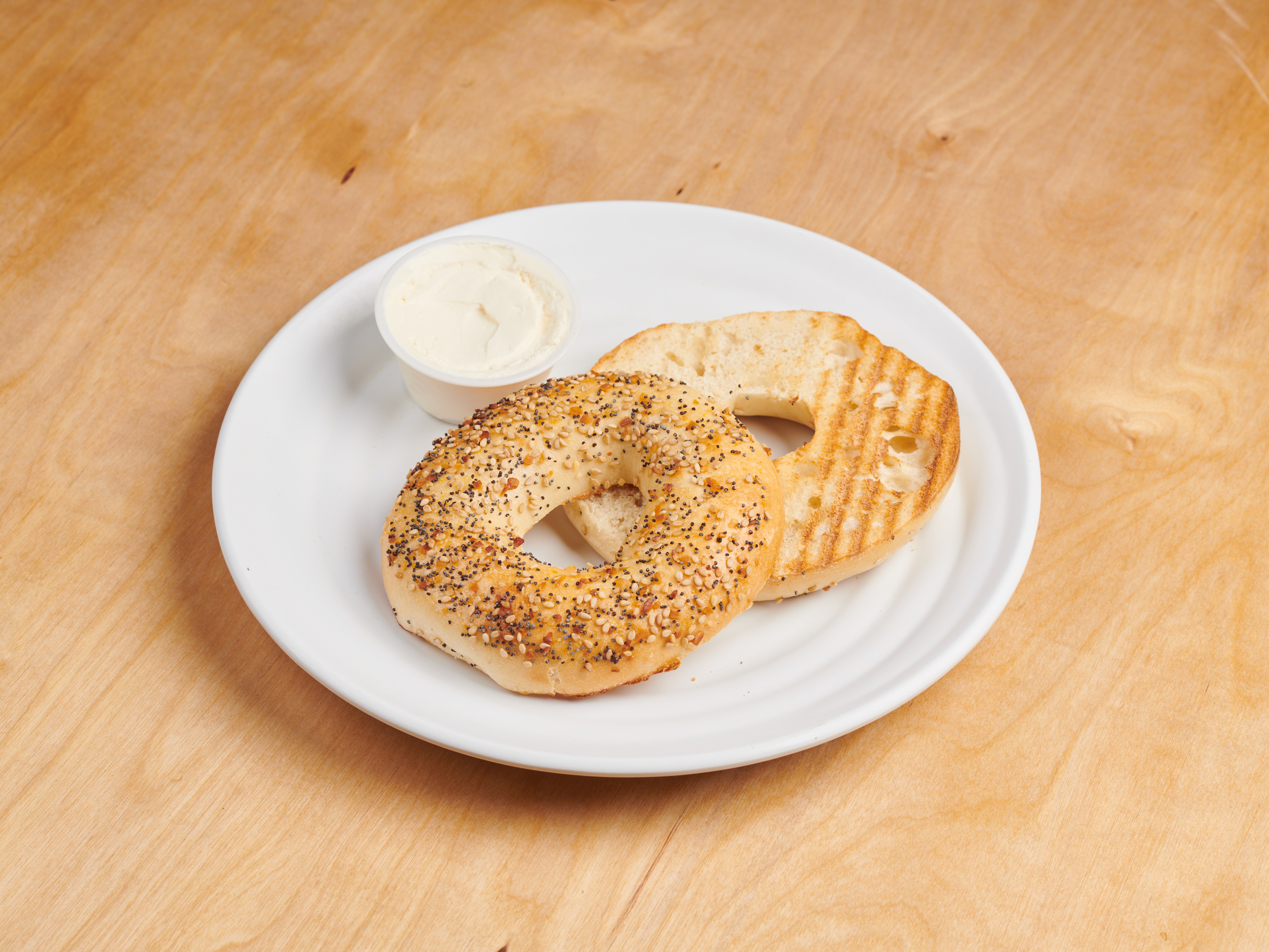 Order Bagel and Cream Cheese food online from Spirit Winds Coffee Bar store, Las Cruces on bringmethat.com