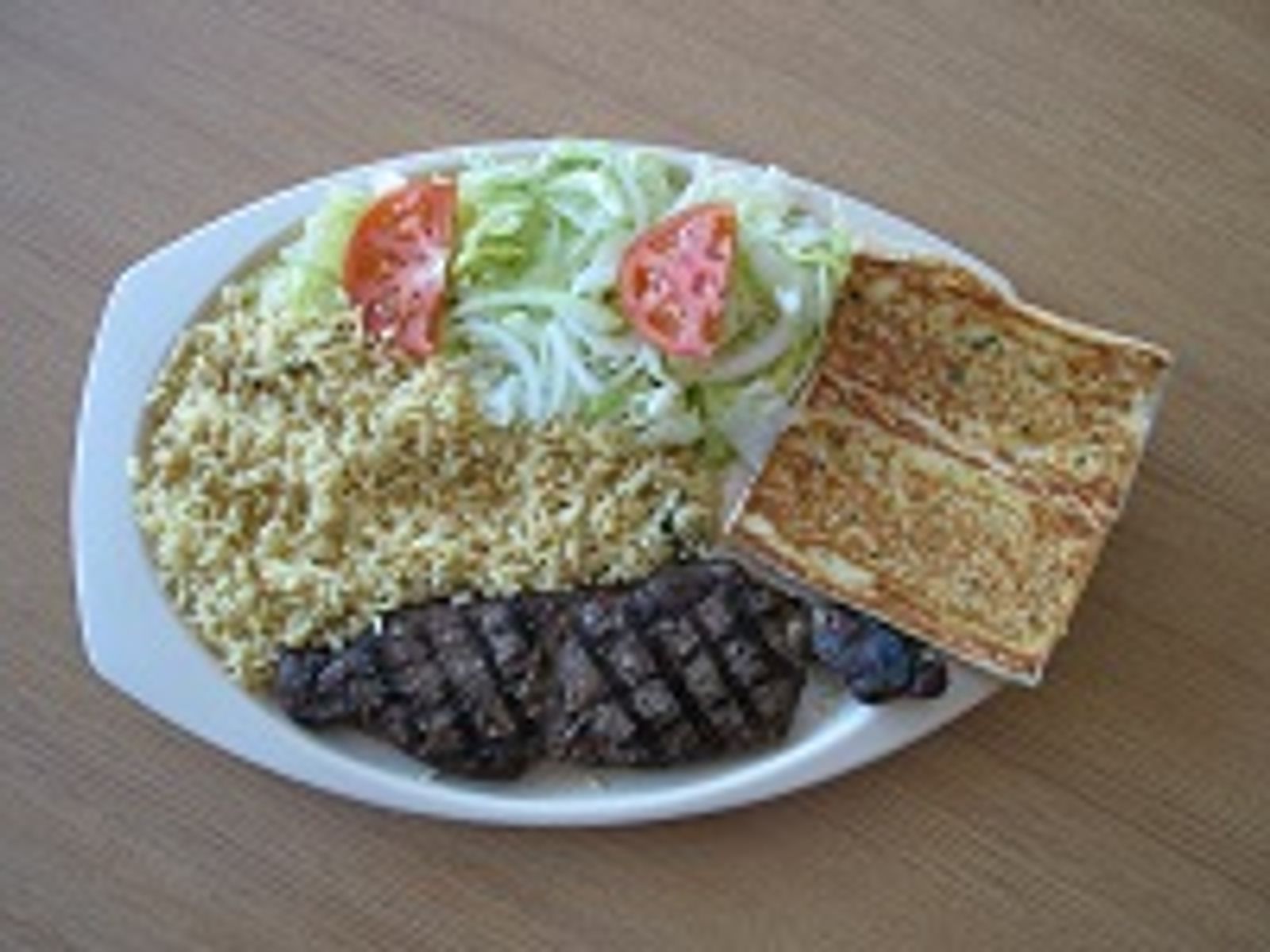 Order Steak Plate food online from Squabs Gyros store, Melrose Park on bringmethat.com