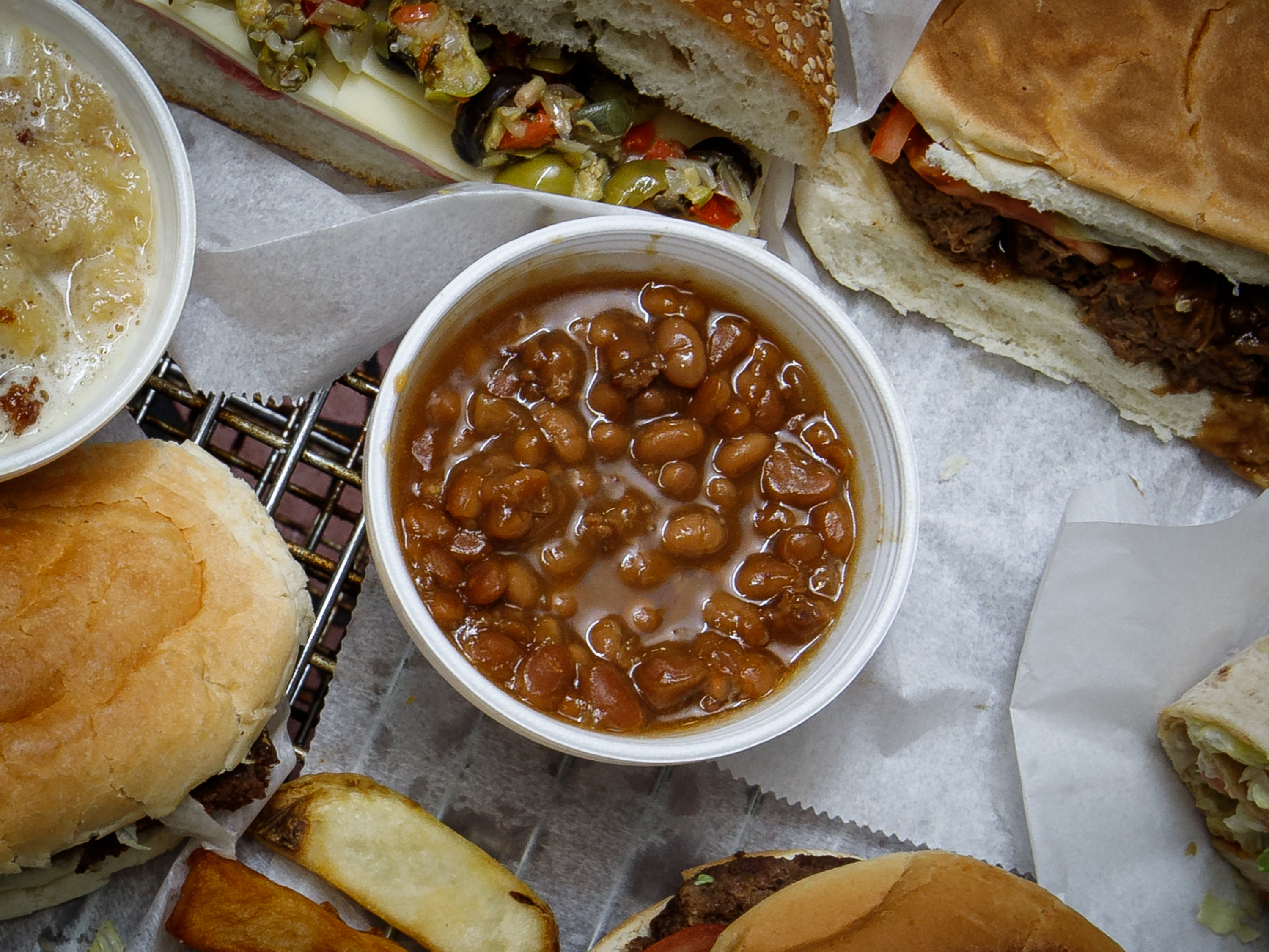 Order Baked Beans food online from Quave Brothers Poboys and Meat Market store, Diberville on bringmethat.com