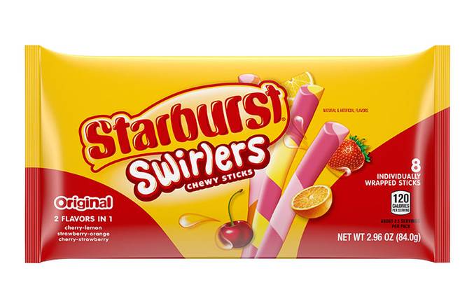 Order Starburst Swirlers Chewy Sticks Candy Share Size food online from Exxon Food Mart store, Port Huron on bringmethat.com