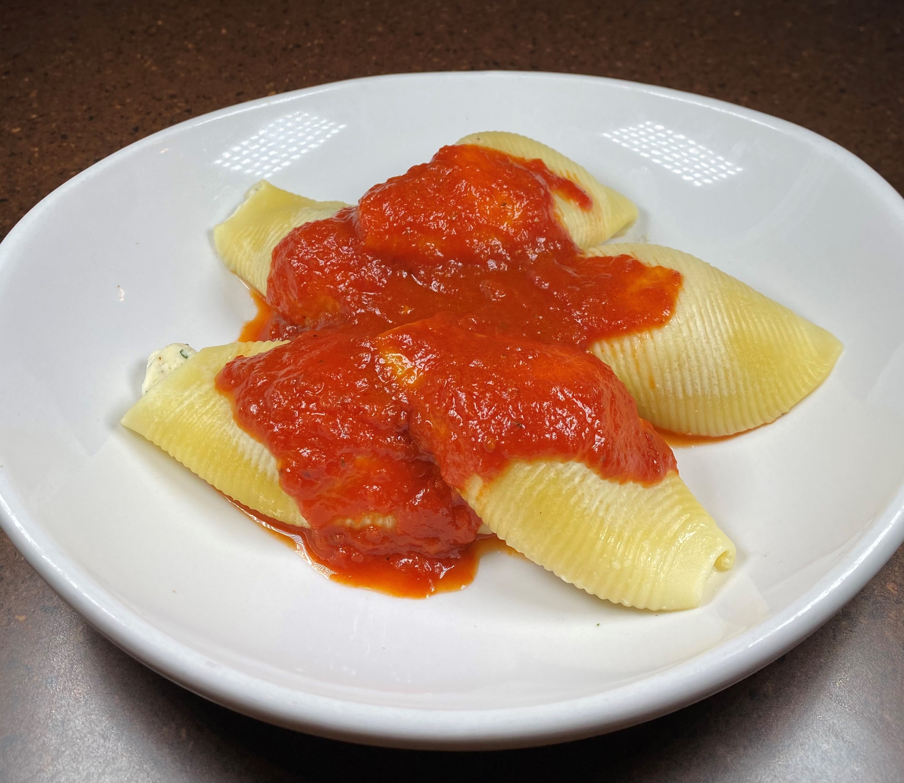 Order Baked Stuffed Shells with Tomato Sauce food online from Franklin Chateau store, Franklin on bringmethat.com