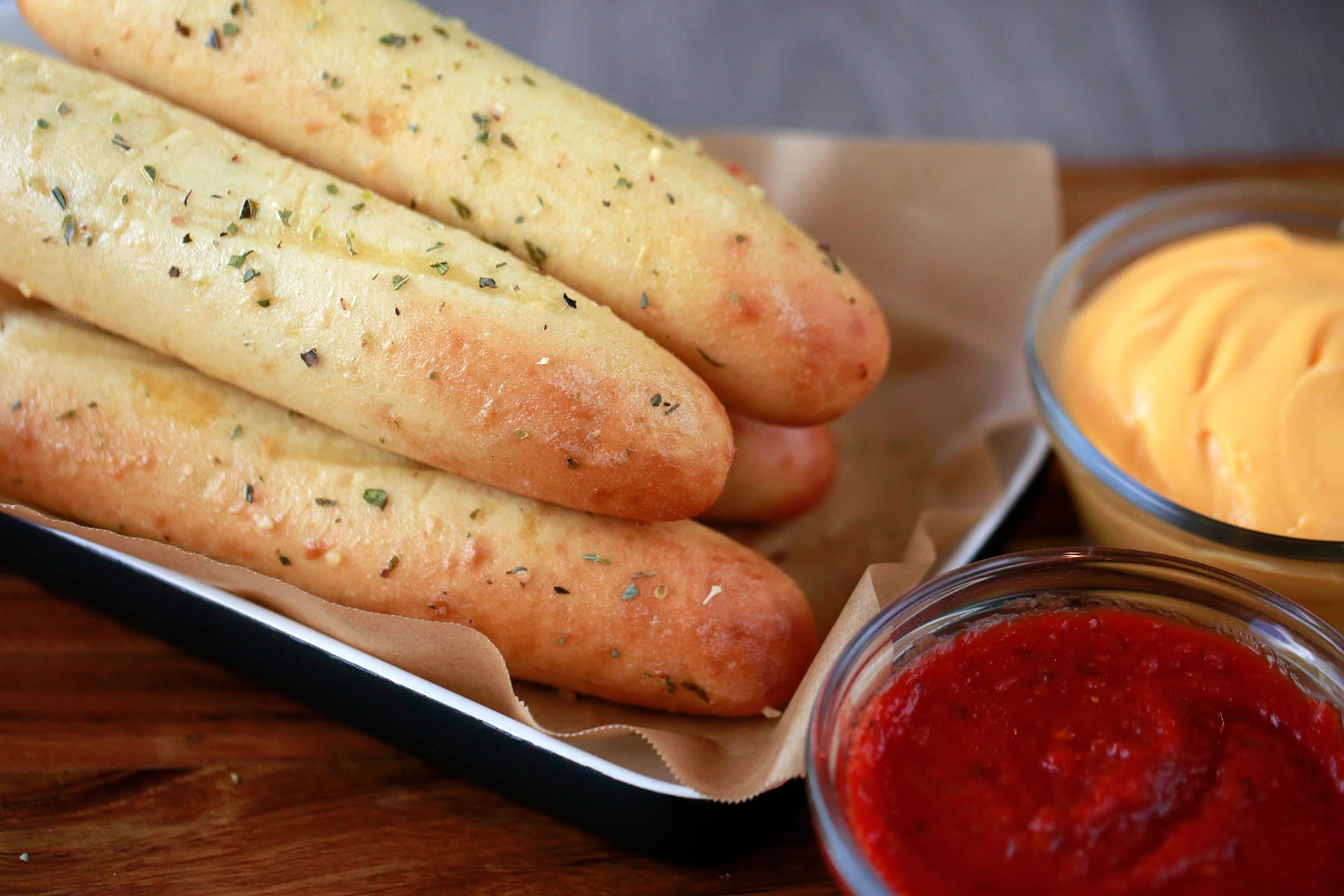 Order Breadsticks food online from Rumi Mediterranean Grill House store, Pittsburgh on bringmethat.com