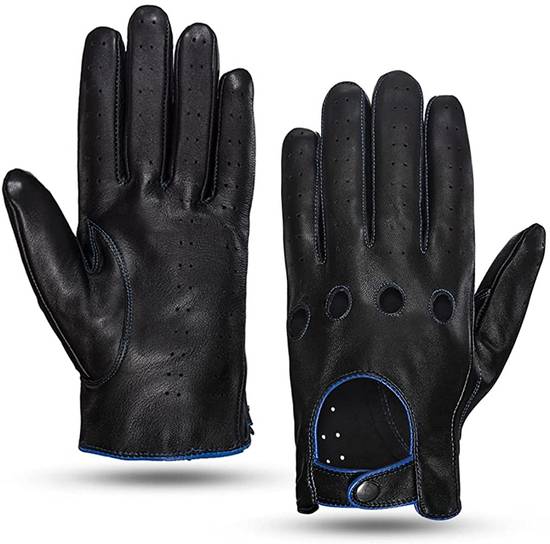 Order Mens Touchscreen Unlined Leather Driving Gloves food online from Pepack Sunoco store, Peapack on bringmethat.com