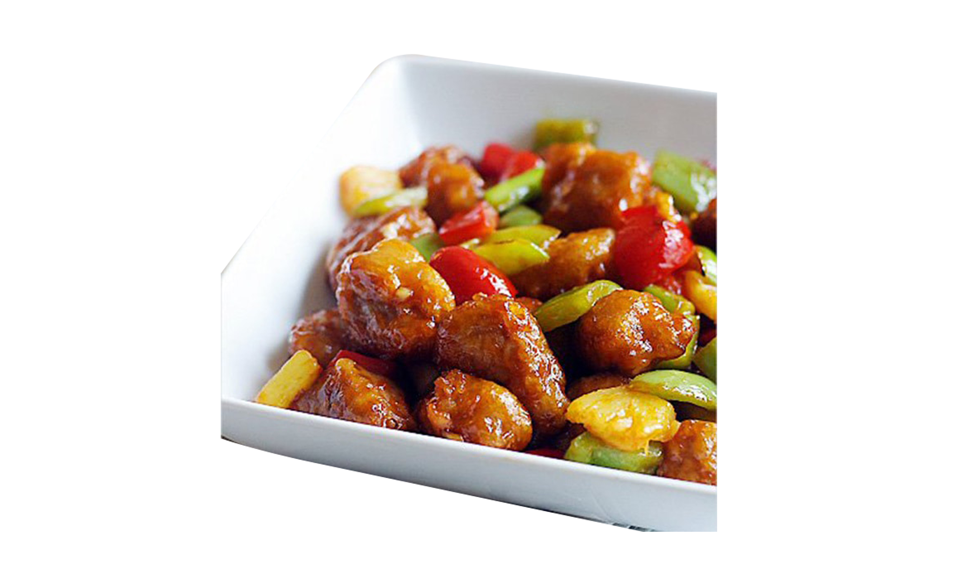 Order Cantonese Sweet & Sour Pork. (Entree of the Month) food online from Chin-Chin Cafe store, Ashburn on bringmethat.com