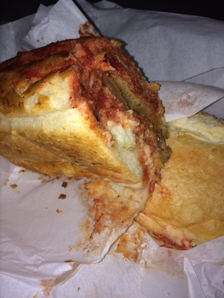 Order Eggplant Parmigiana Sub food online from Canadian Pizza store, Long Beach on bringmethat.com