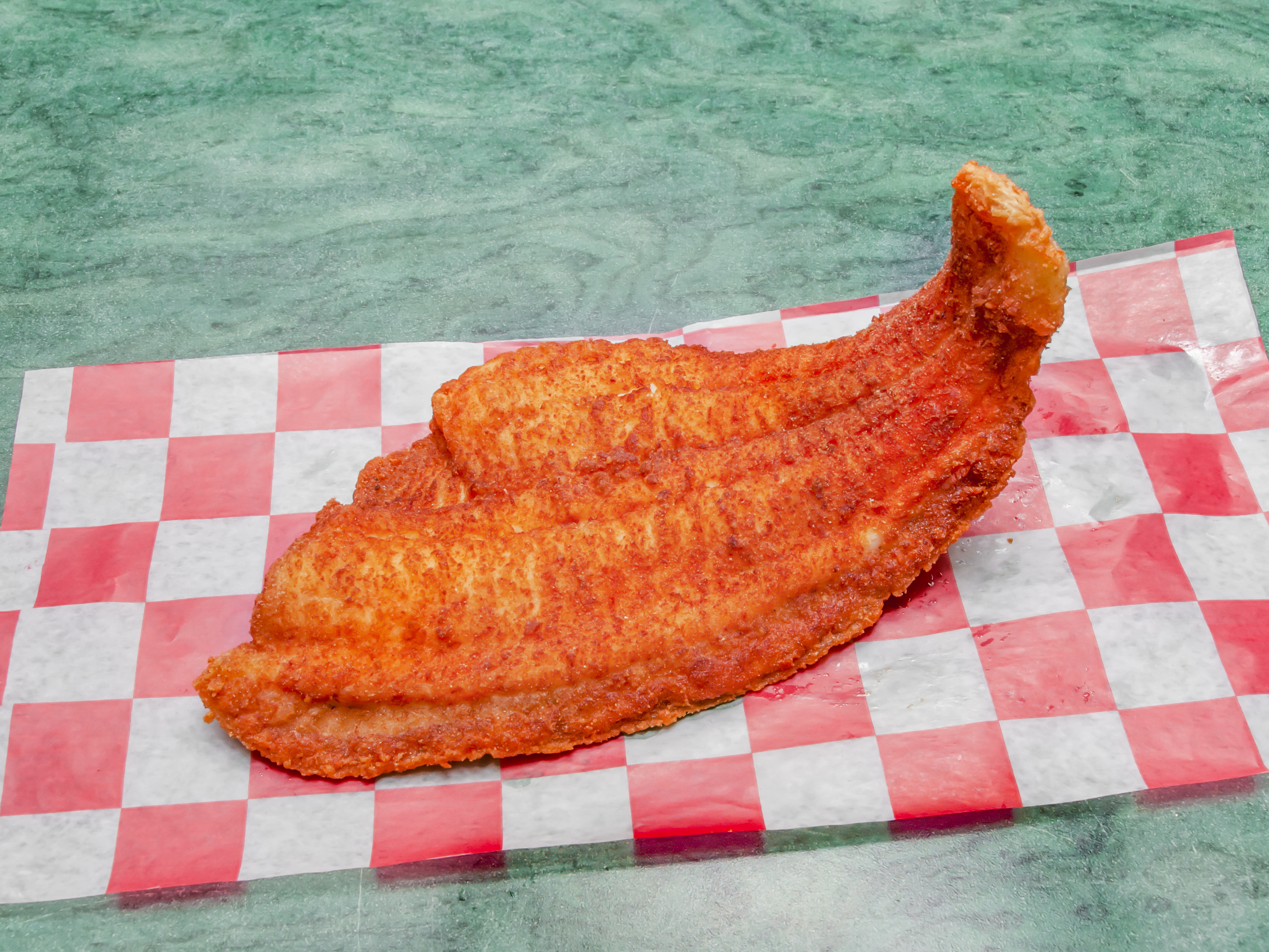 Order Fried Flounder Plate food online from J-Top's BBQ Shop store, Clayton on bringmethat.com