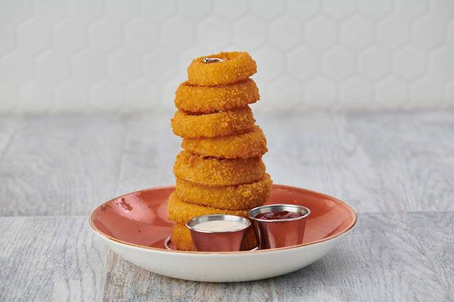 Order Onion Ring Tower food online from Hard Rock Cafe store, Atlanta on bringmethat.com