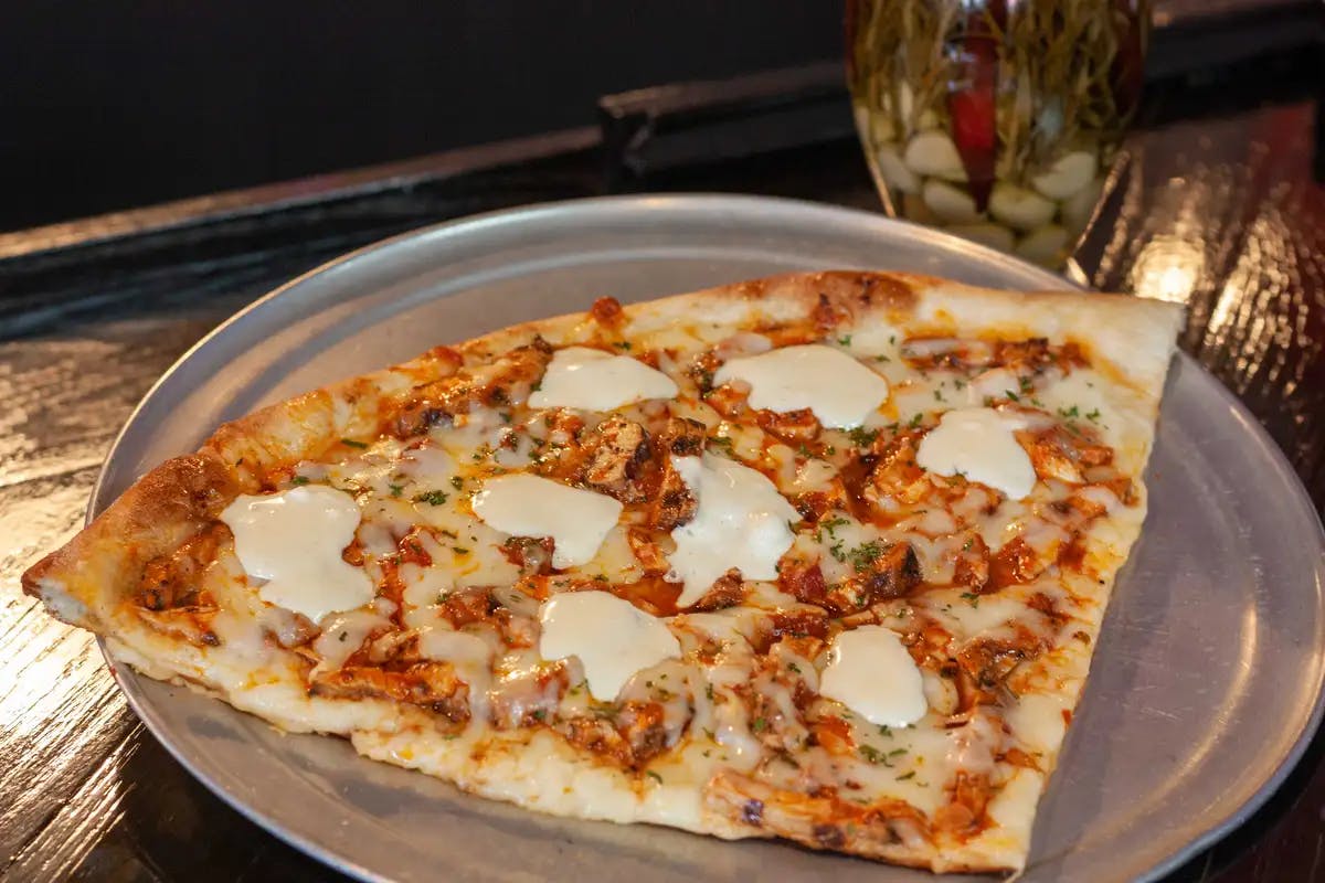 Order Buffalo Chicken Pizza Slice - Slice food online from Grandma'A Ny Pizza store, Lawrenceville on bringmethat.com