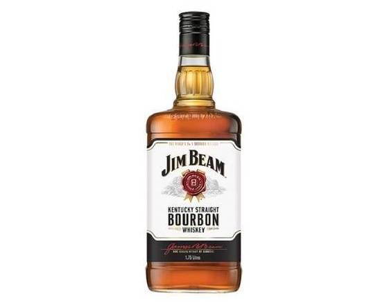 Order Jim Beam Bourbon Whiskey 750ml Bottle food online from Windy City Liquor Market store, El Cajon on bringmethat.com