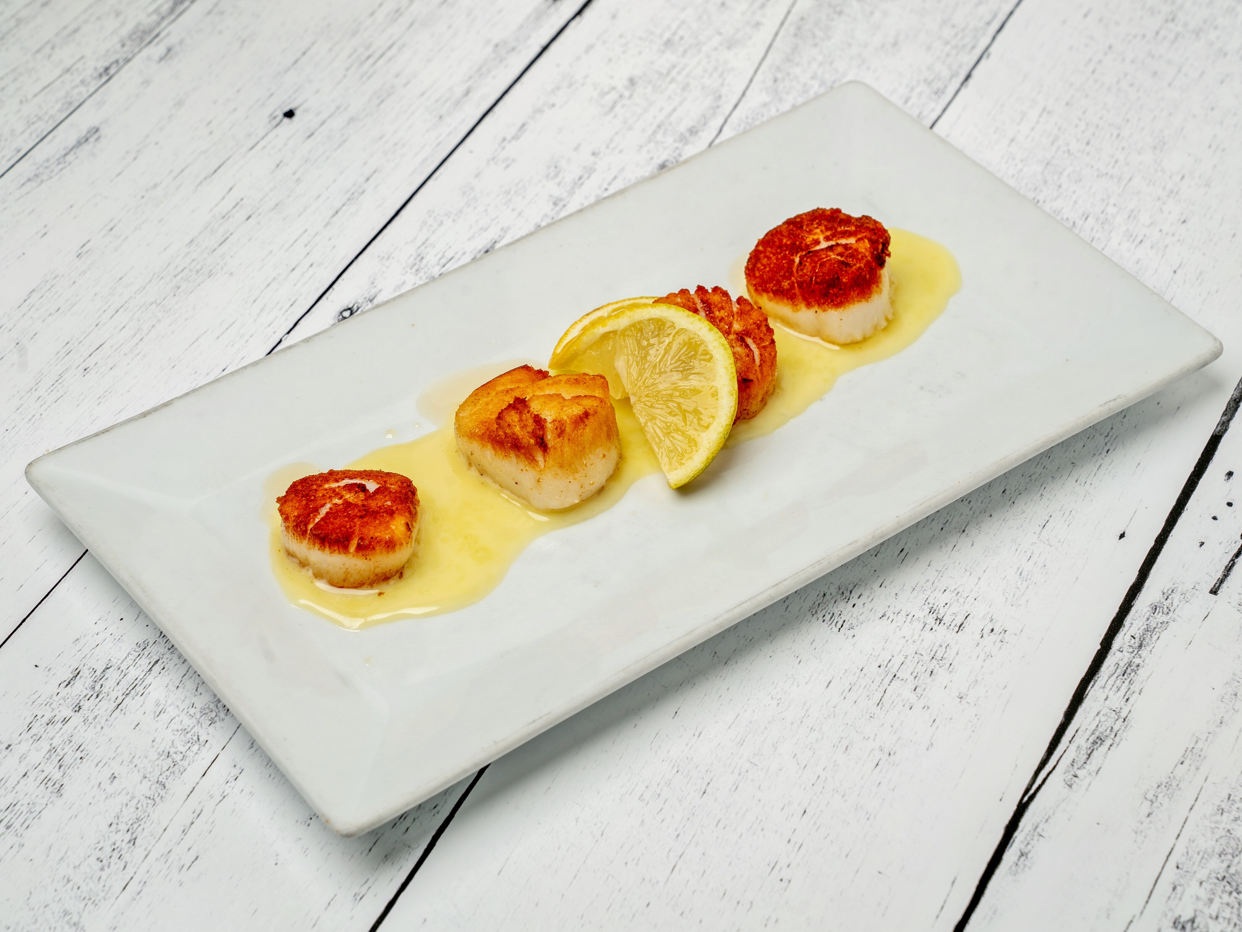 Order Scallops Limoncello Plate food online from Salvatore's Restaurant store, Lawrence on bringmethat.com